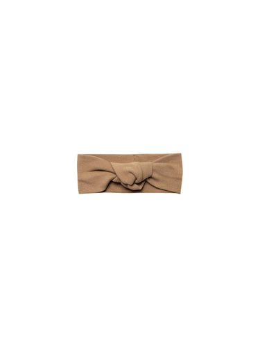 Quincy Mae Organic Ribbed Baby Turban, Copper